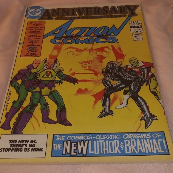 DC comics 1982 Action Comics #544 45th anniversary - Picture 2 of 4